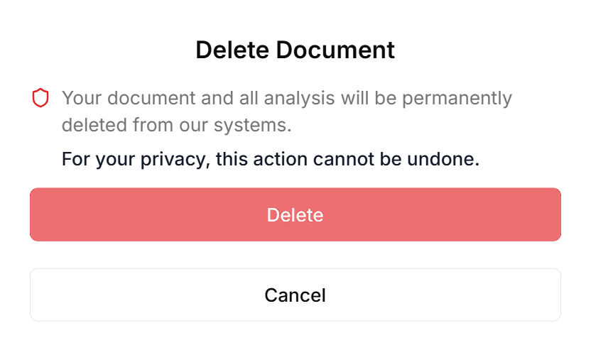 Your Research Stays Private process