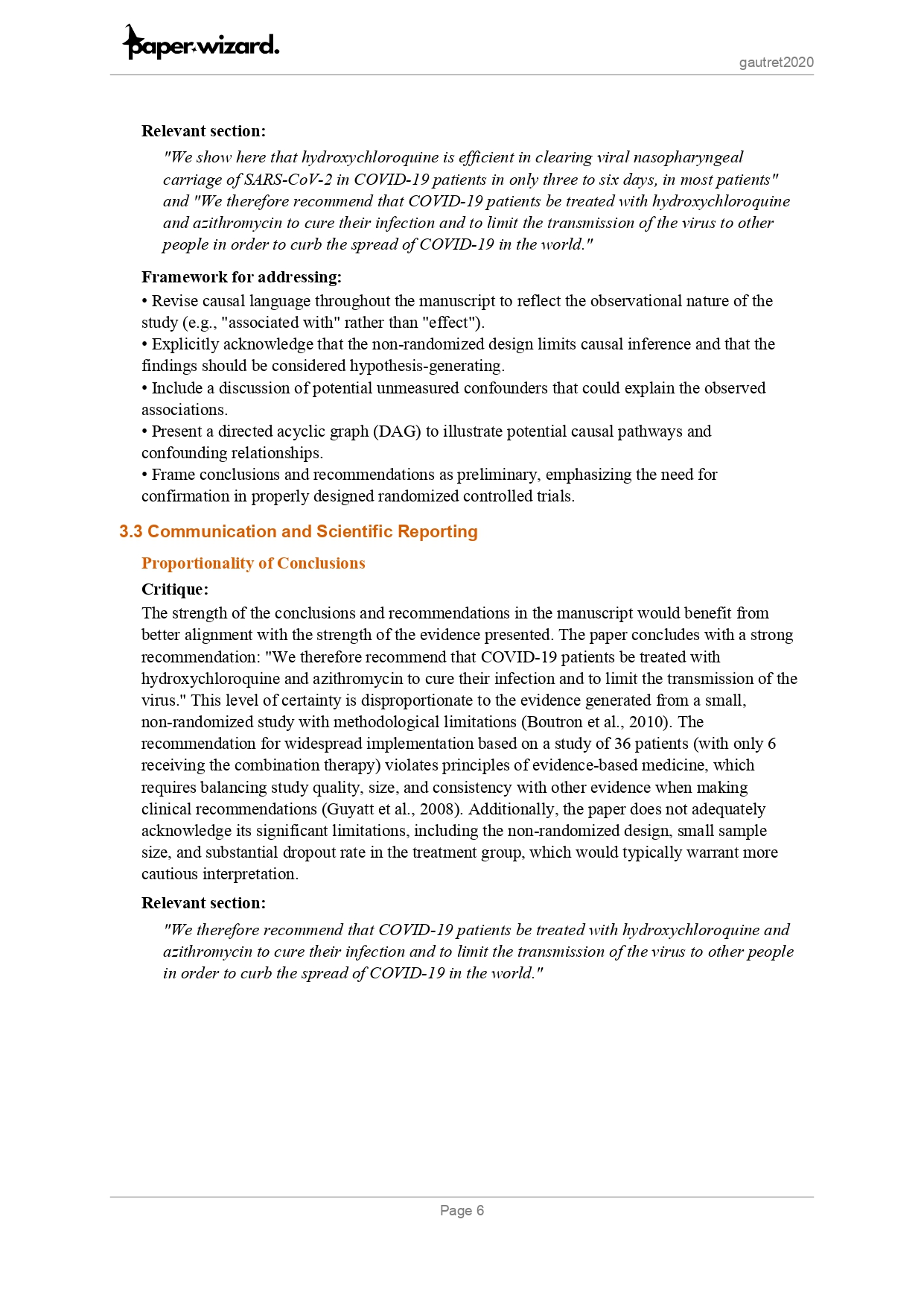 Academic research page